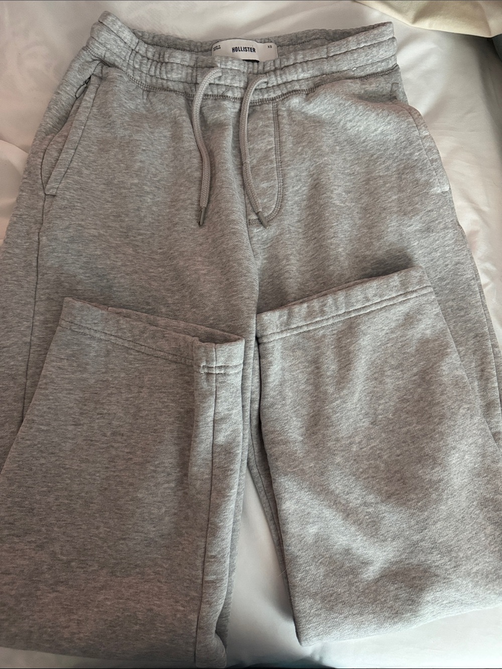 Hollister Light Heather Gray Baggy Sweatpants Xs Very good condition